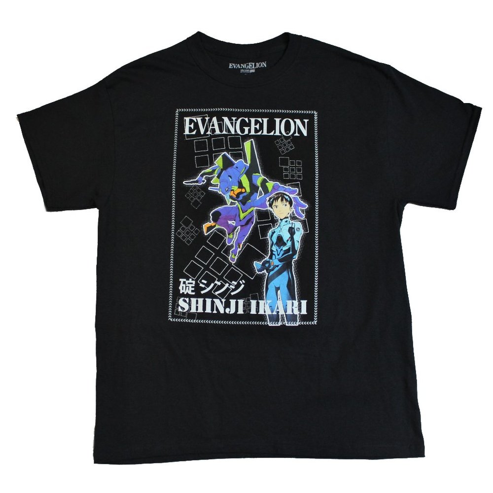 Neon Genesis Evangelion Vintage Shinji Ikari Black